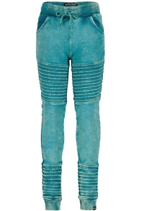 4President acid wash broek Mees blue coral